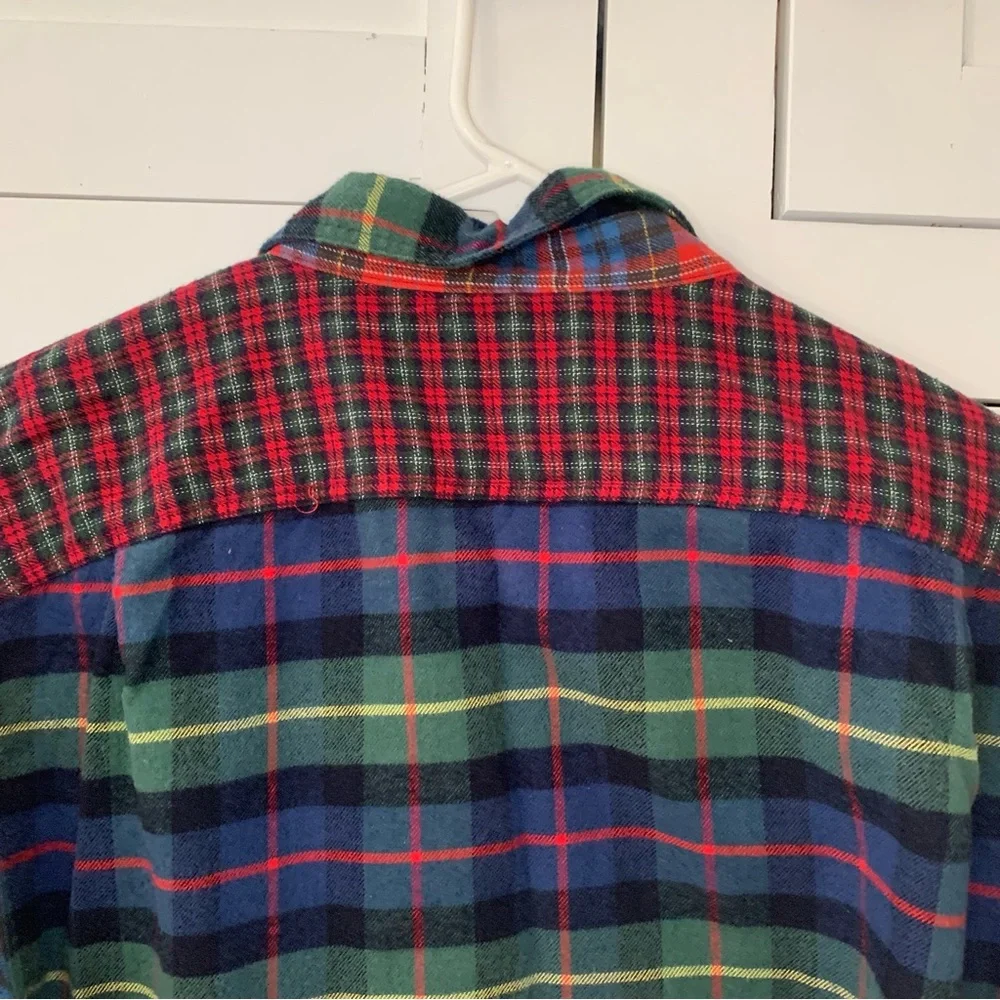 J.Crew Multiprint Flannel Button Shirt Size Medium